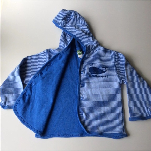 Precious Cargo Other - Kennebunkport Whale Infant Hoodie Jacket | 12 Mos.